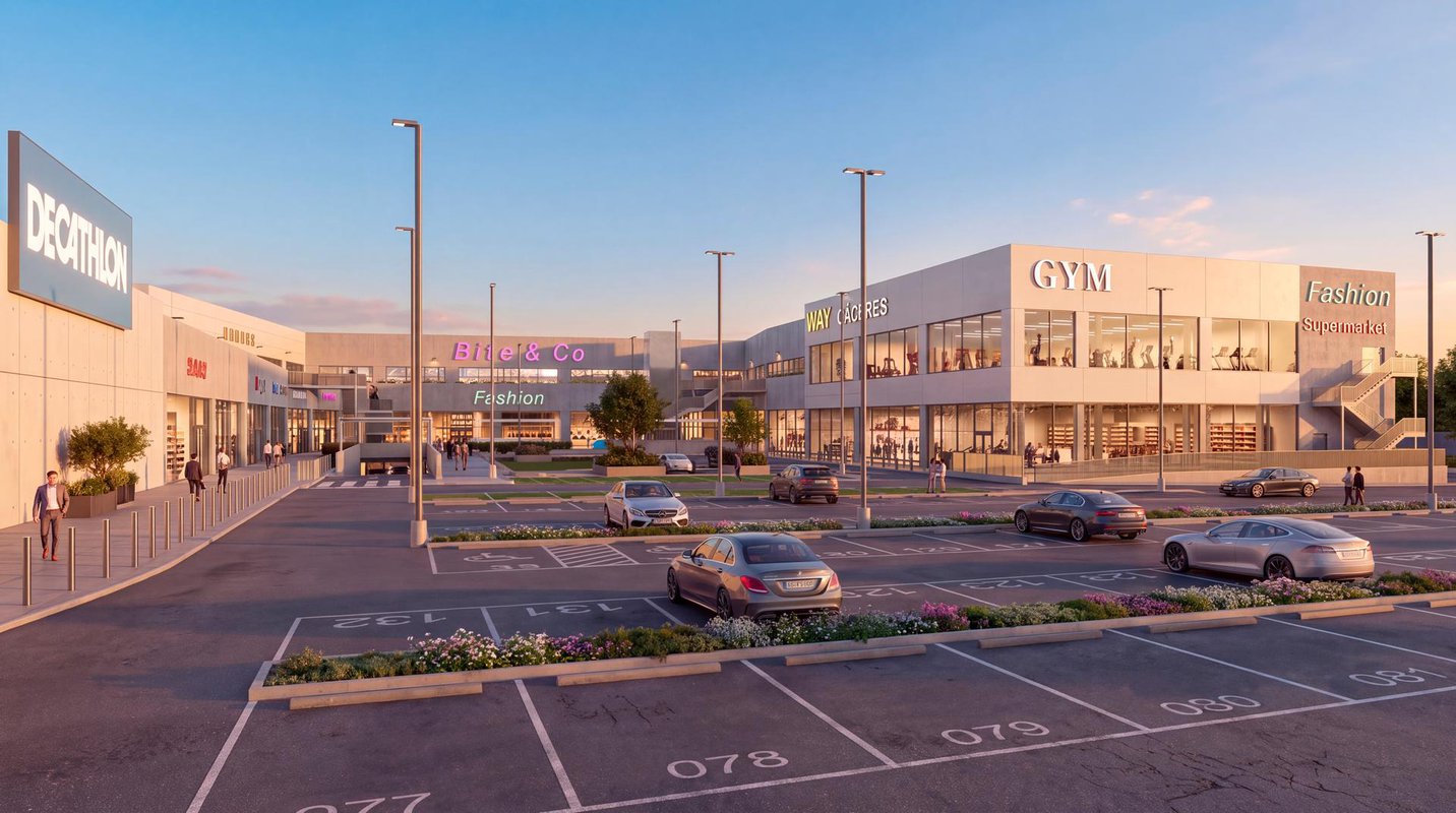 Kronos inicia las obras de un parque comercial de más de 22.000 m2 en Cáceres