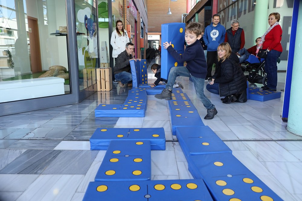 Los Porches del Audiorama se convierten en un tablero gigante