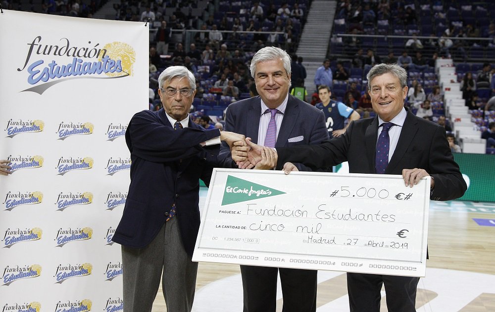 El Corte Inglés encesta con la Fundación Estudiantes