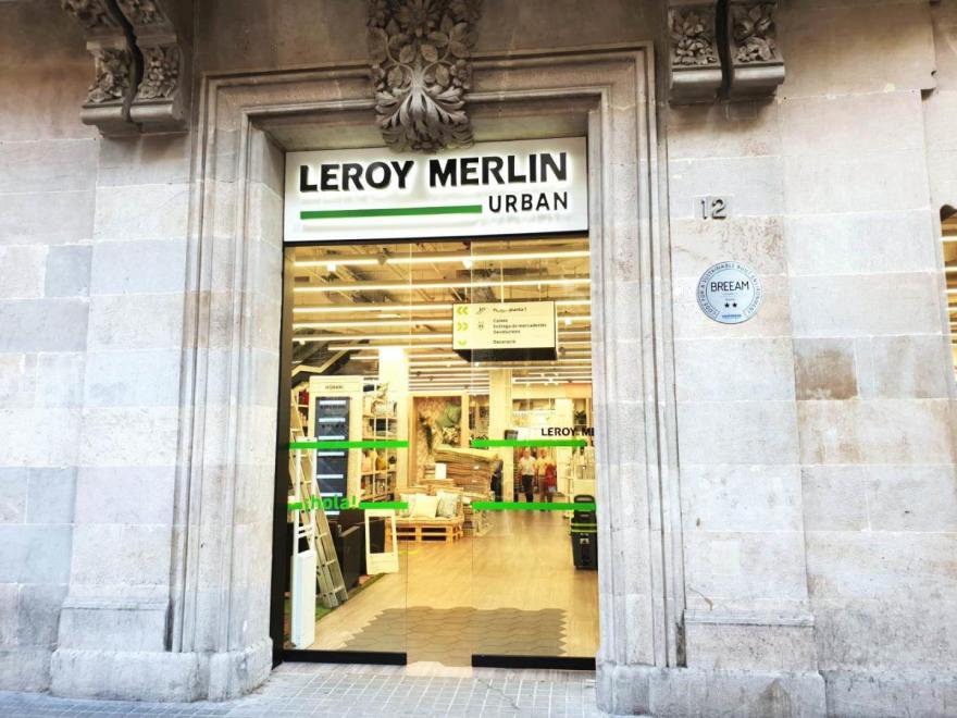 La tienda de Leroy Merlin en Plaza Cataluña logra el sello BREEAM