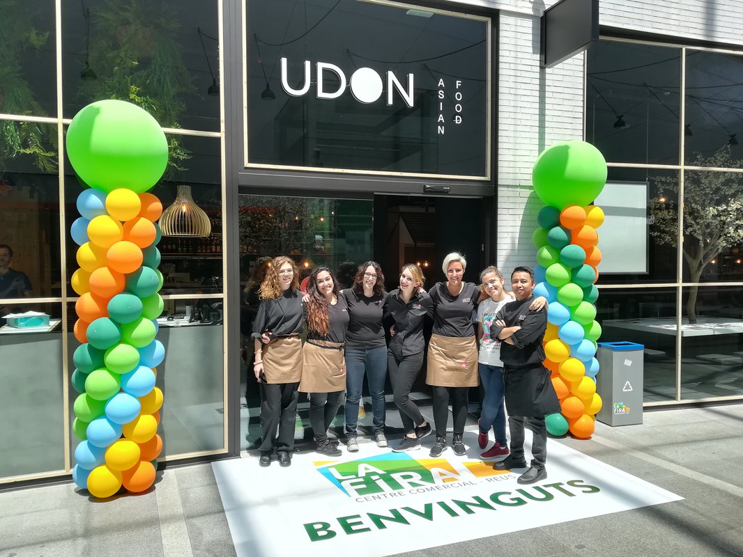 Los noodles de Udon se enrollan en La Fira Centre Comercial