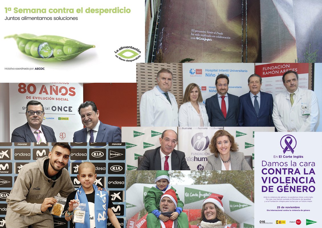 El Corte Inglés organizó 6.000 acciones sociales en 2018