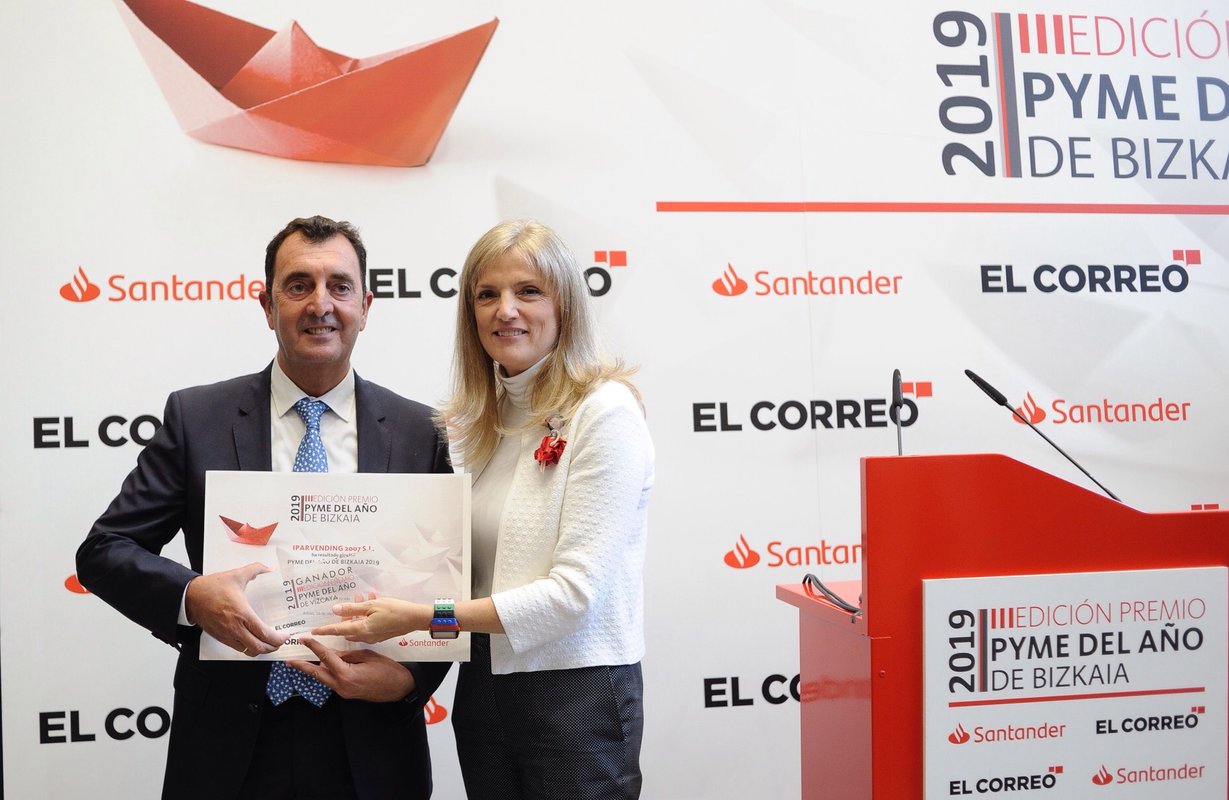 Iparvendig premiada como mejor pyme de Bizkaia