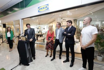 Gran Vía de Alicante se decora con IKEA