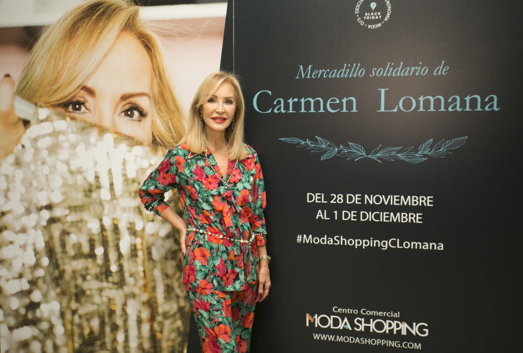 Camen Lomana organiza su mercadillo benéfico en Moda Shopping