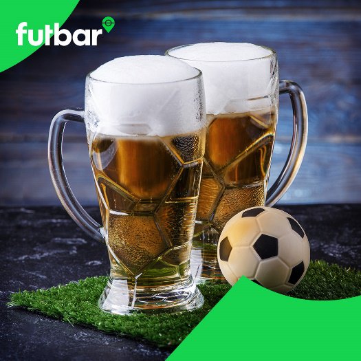 El fútbol se juega en los locales de Beer&Food