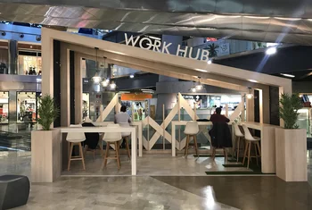 Work Hub lleva la oficina al centro comercial