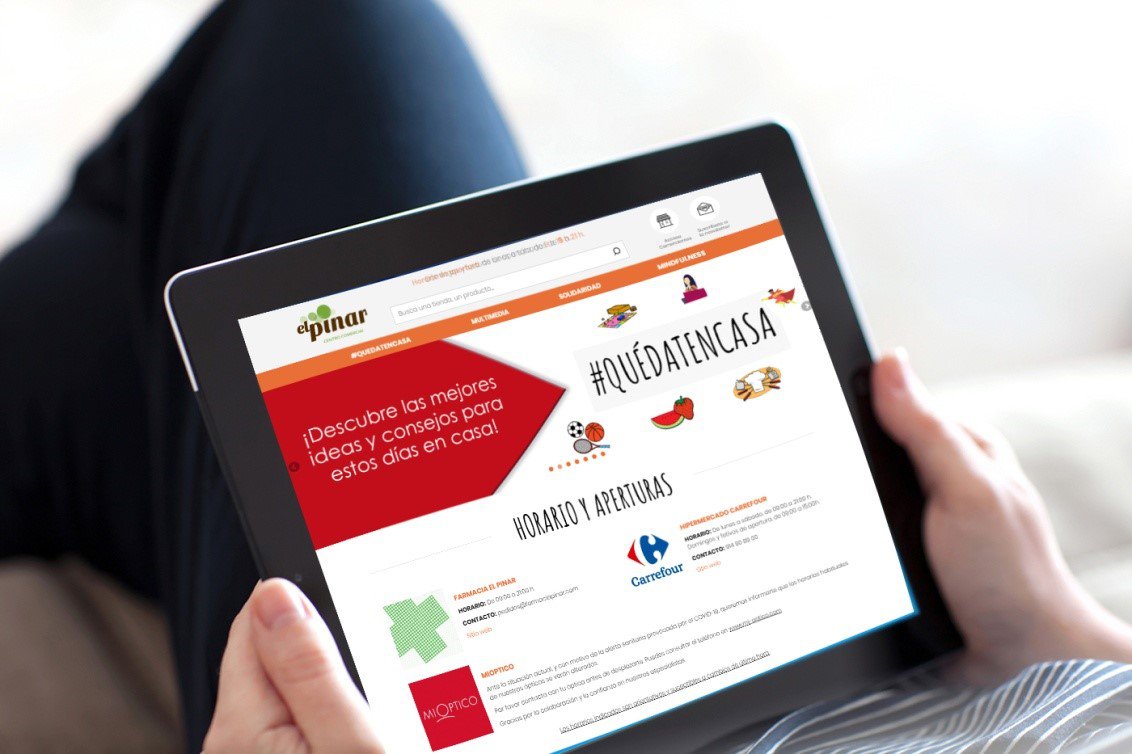 Carmila actualiza sus webs para impulsar la unión entre sus comerciantes y los vecinos