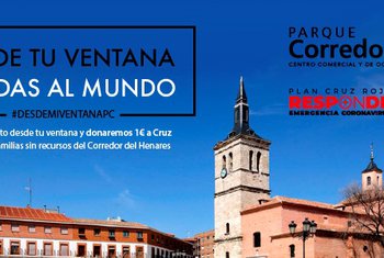 Parque Corredor presenta la campaña "Desde mi ventana" para donar dinero a Cruz Roja