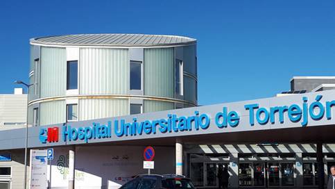 Parque Corredor dona flores al Hospital Universitario de Torrejón de Ardoz