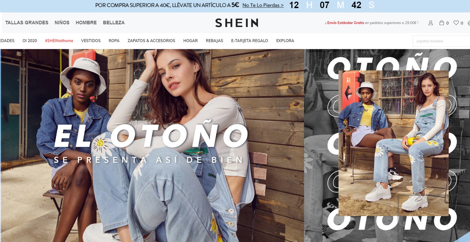 Shein se convierte en la primera app de moda según IGMobile