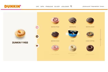 Dunkin’ lanza su nueva página web