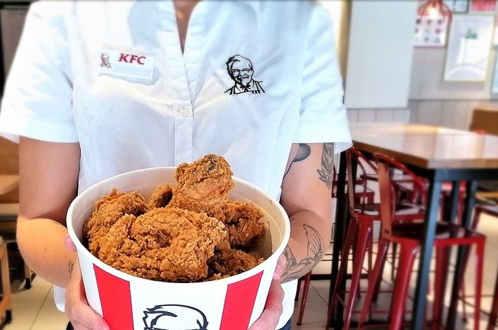 KFC dona 40.000 raciones de comida