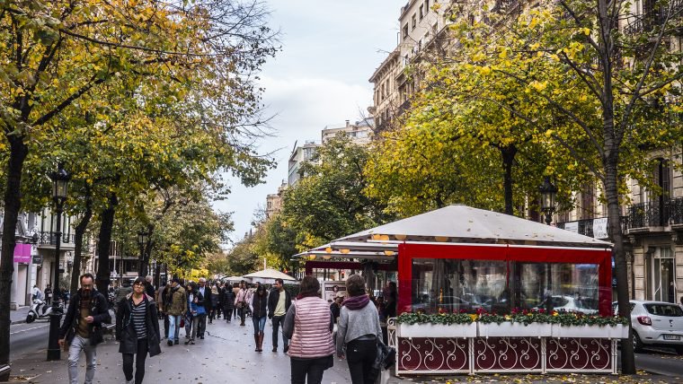 Rambla de Catalunya se acerca a recuperar sus afluencias