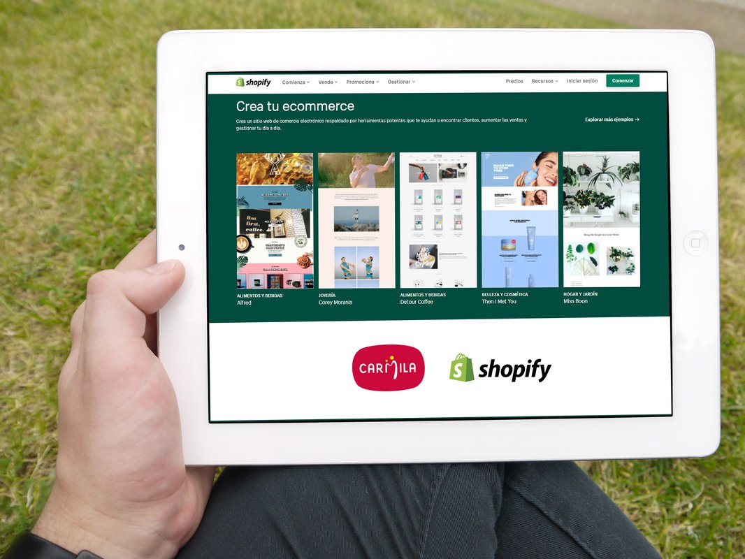 Carmila ayuda a digitalizar sus comercios con Shopify
