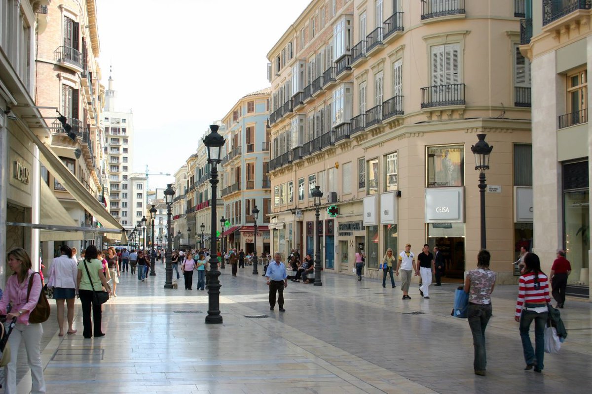 La calle Larios de Málaga, aún lejos de recuperar las visitas de febrero