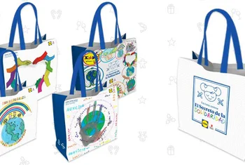 Lidl vende bolsas solidarias para ayudar a Save the Children