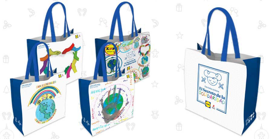 Lidl vende bolsas solidarias para ayudar a Save the Children