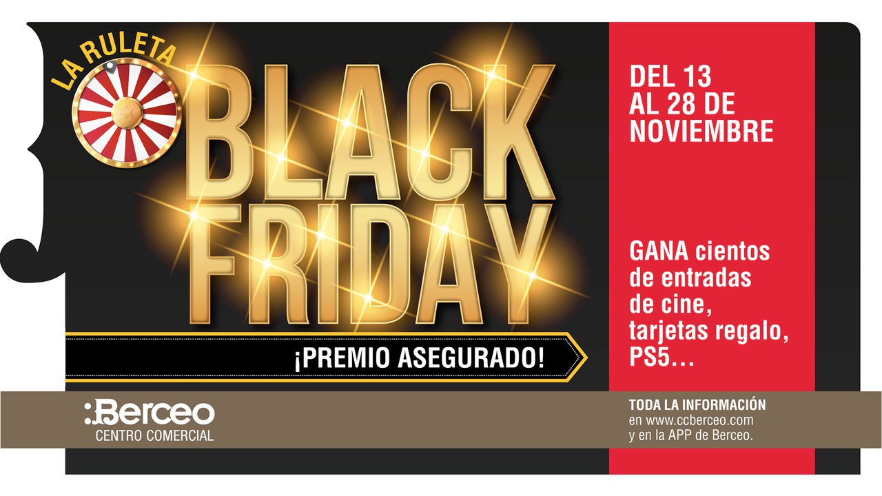 Berceo regala premios en una ruleta virtual para celebrar el Black Friday