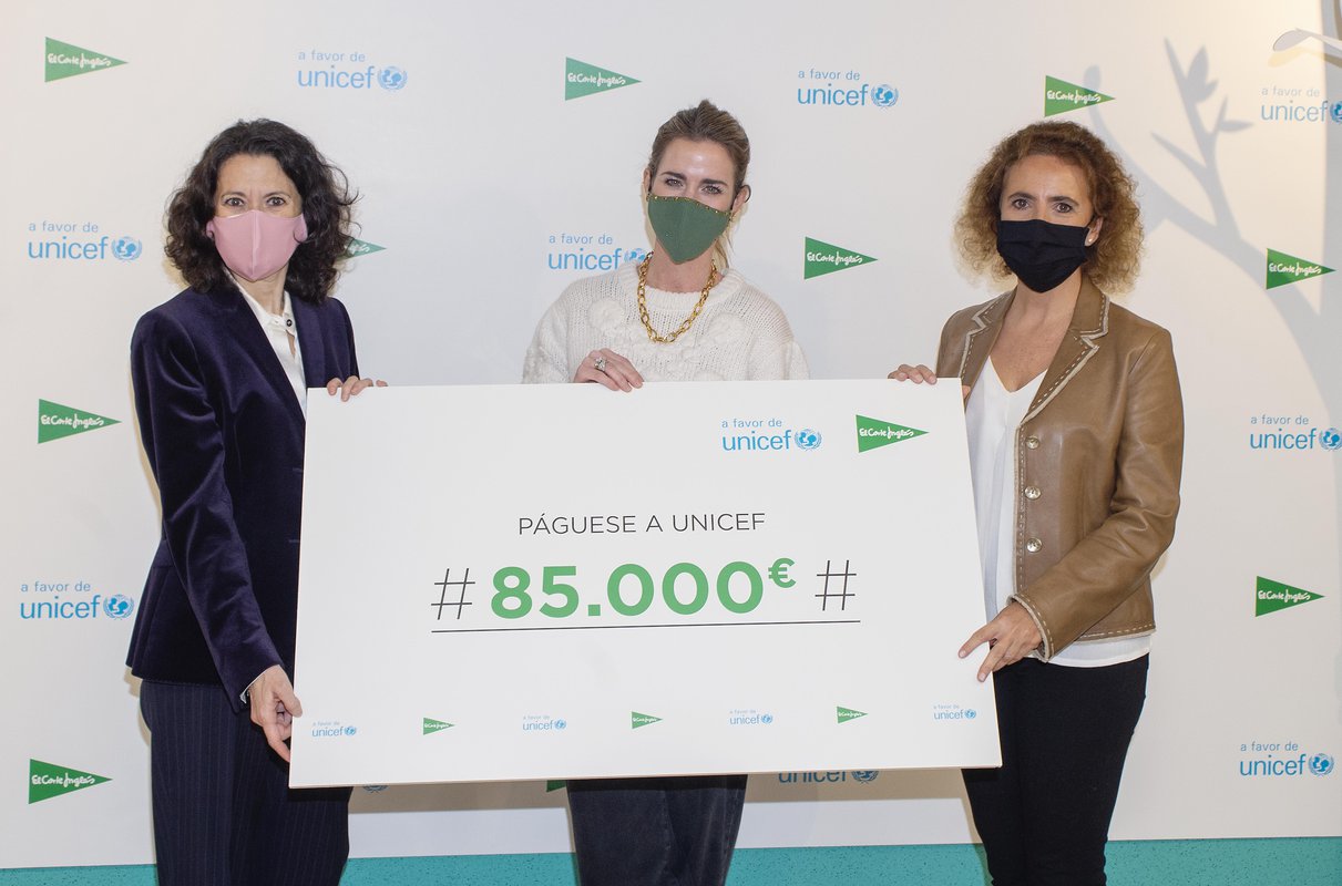 El Corte Inglés ha entregado 85.000 euros a UNICEF