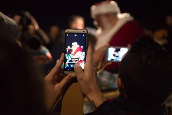 Papá Noel conectará por videollamada con Puerto Venecia
