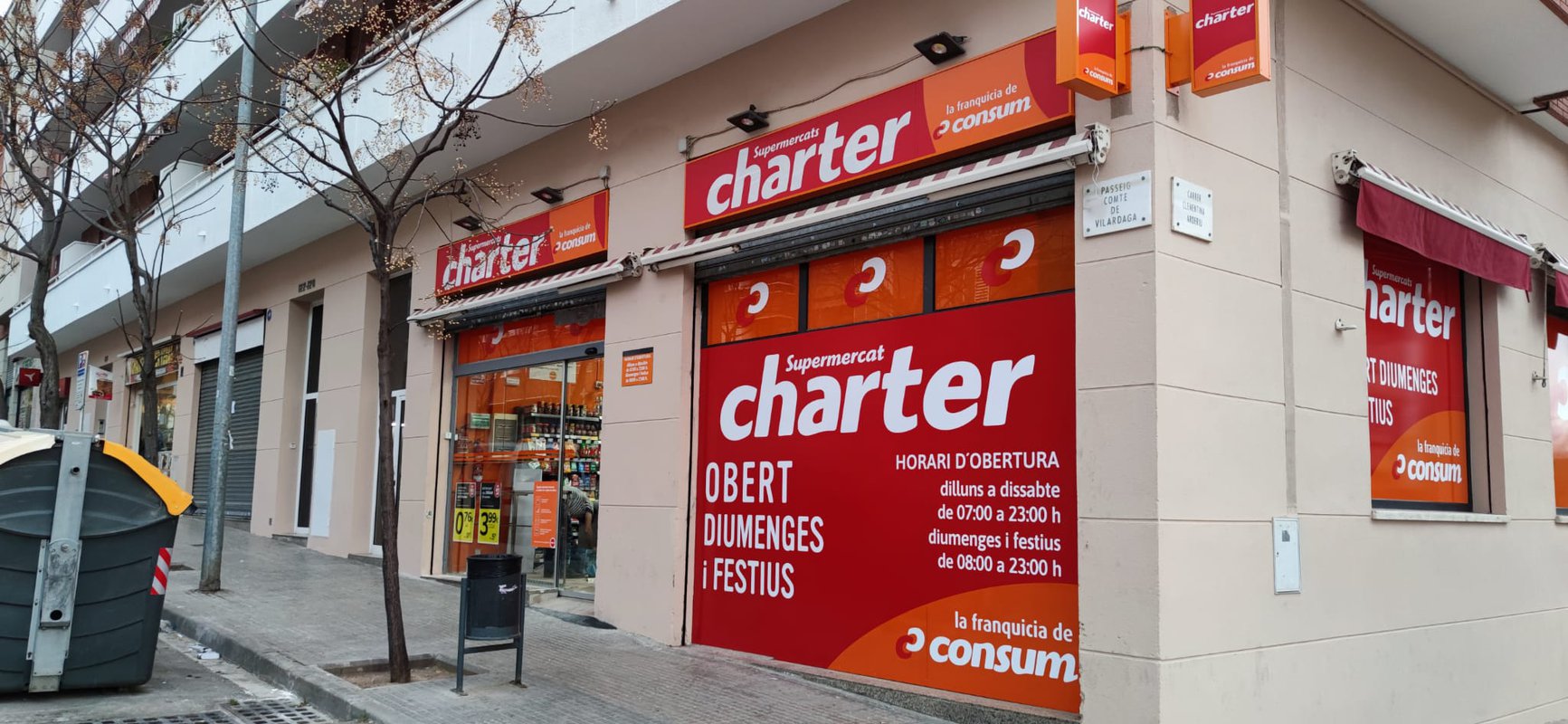 Charter abre dos nuevos supermercados en Valencia y Barcelona