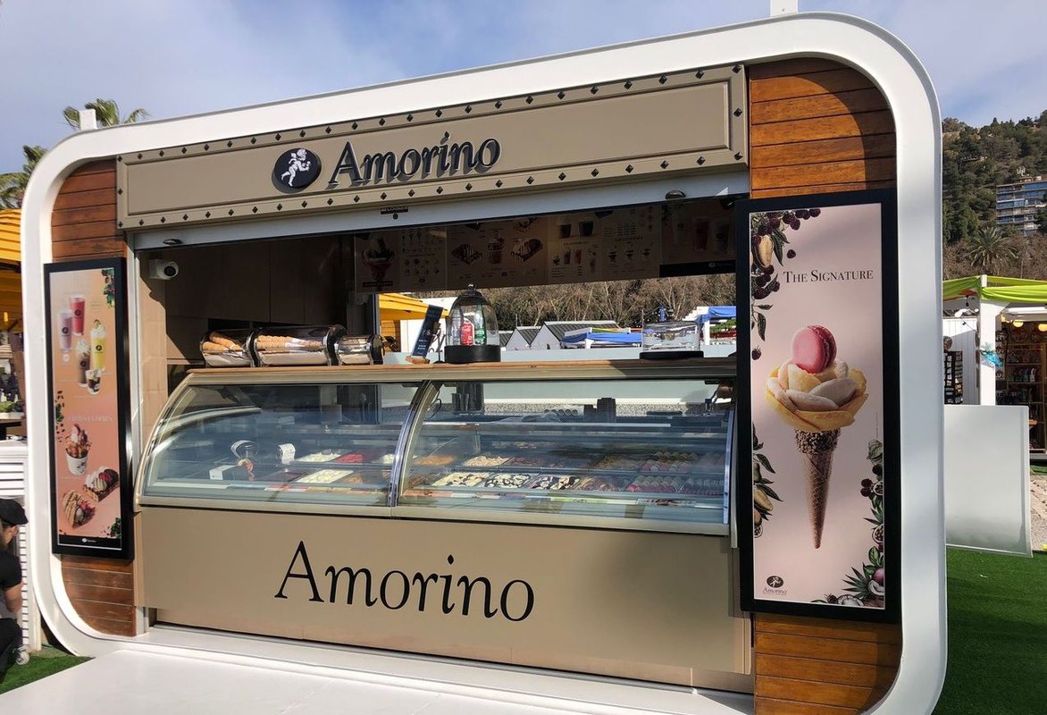 Amorino abre un kiosko en el Muelle Uno de Málaga