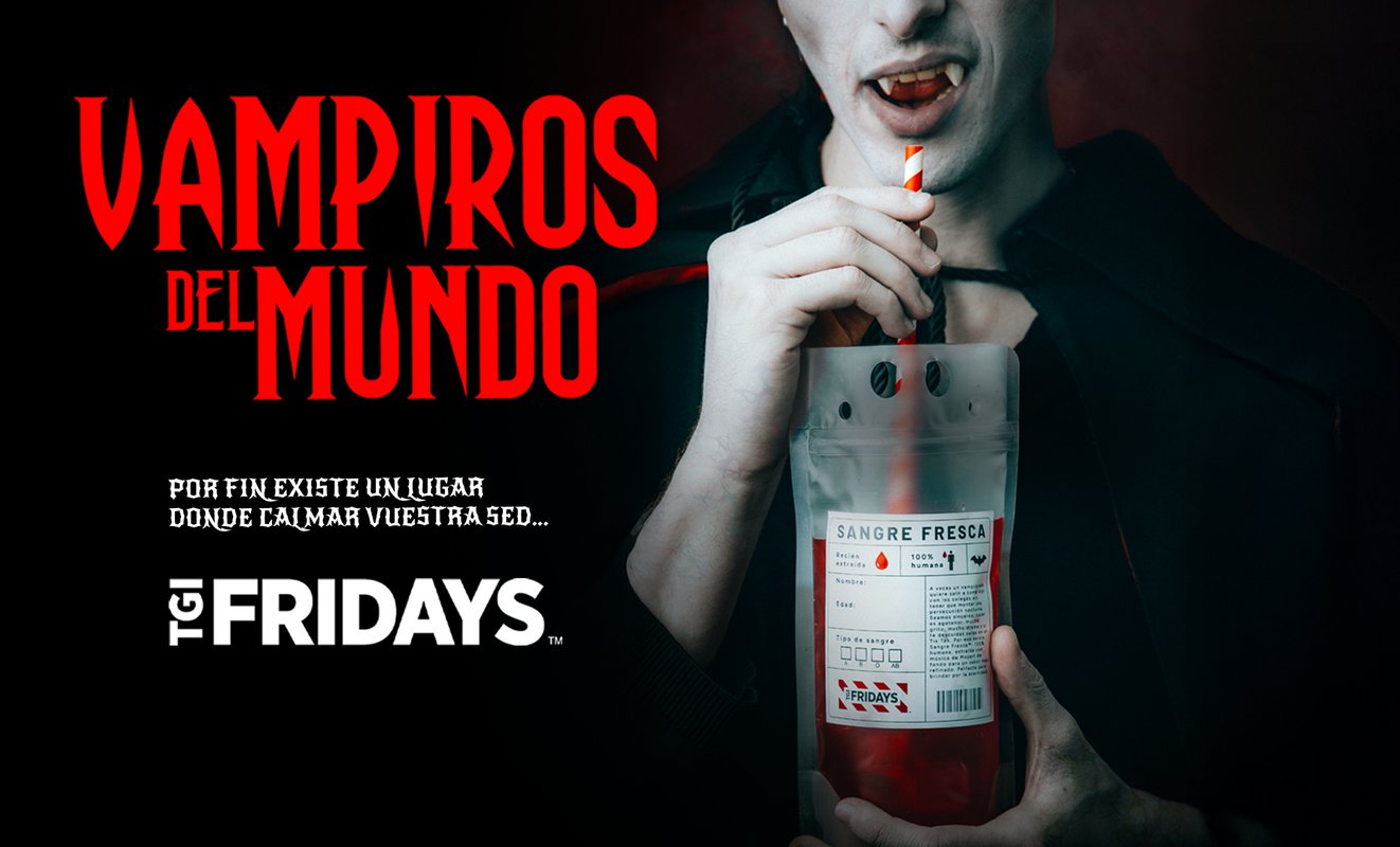 TGI Fridays, primer restaurante “vampfriendly” en Halloween