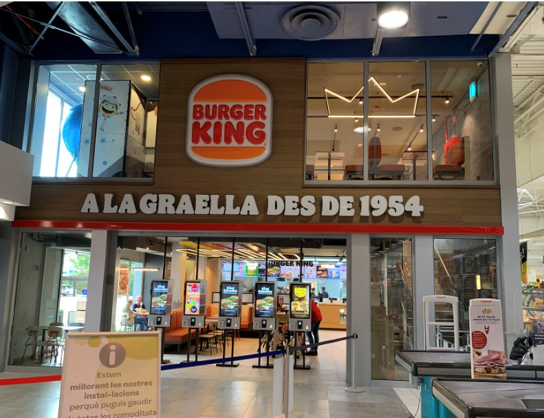 Burger King abre un nuevo establecimiento en Barcelona