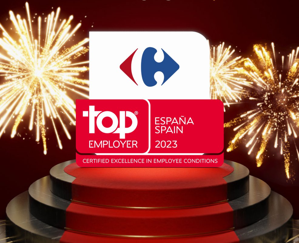 Carrefour obtiene el reconocimiento 'Top employer 2023'
