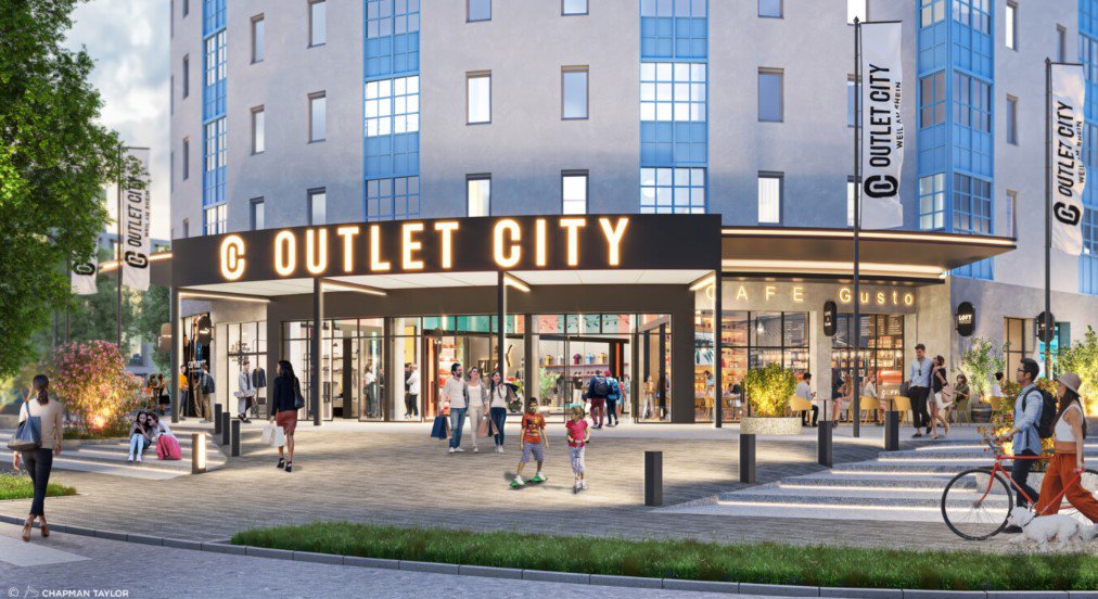 Chapman Taylor asume el proyecto de rediseño del Outlet City Weil am Rhein, Alemania