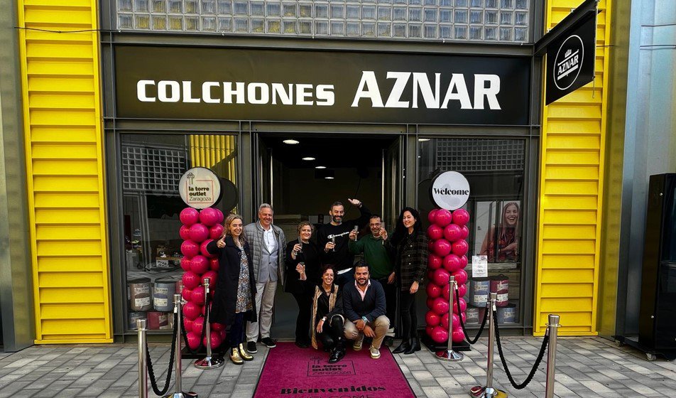 La Torre Outlet Zaragoza acoge una nueva pop up store de Colchones Aznar