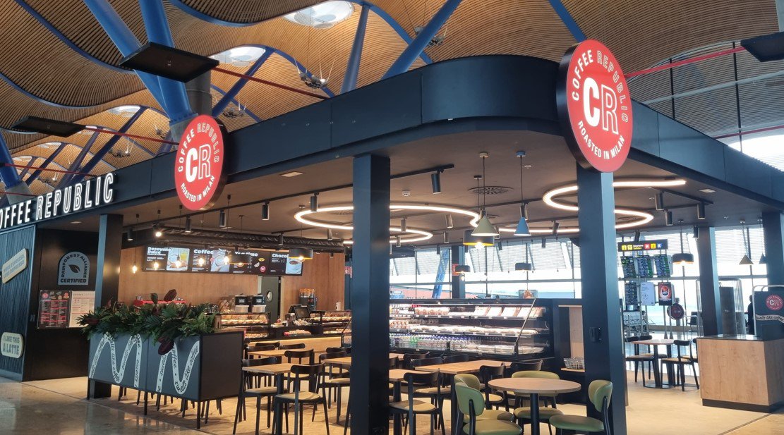 Ibersol inaugura dos Coffee Republic en los aeropuertos de Madrid y Lanzarote