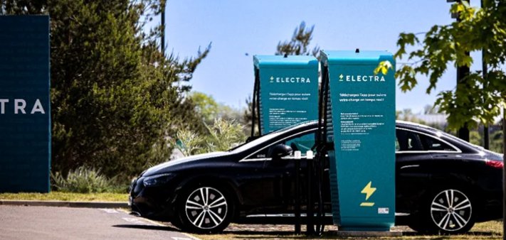 Electra inaugura su primera electrolinera en España