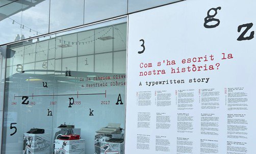 Westfield Glòries rinde homenaje a la Hispano Olivetti, la fábrica que marcó al Poblenou