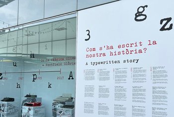 Westfield Glòries rinde homenaje a la Hispano Olivetti, la fábrica que marcó al Poblenou