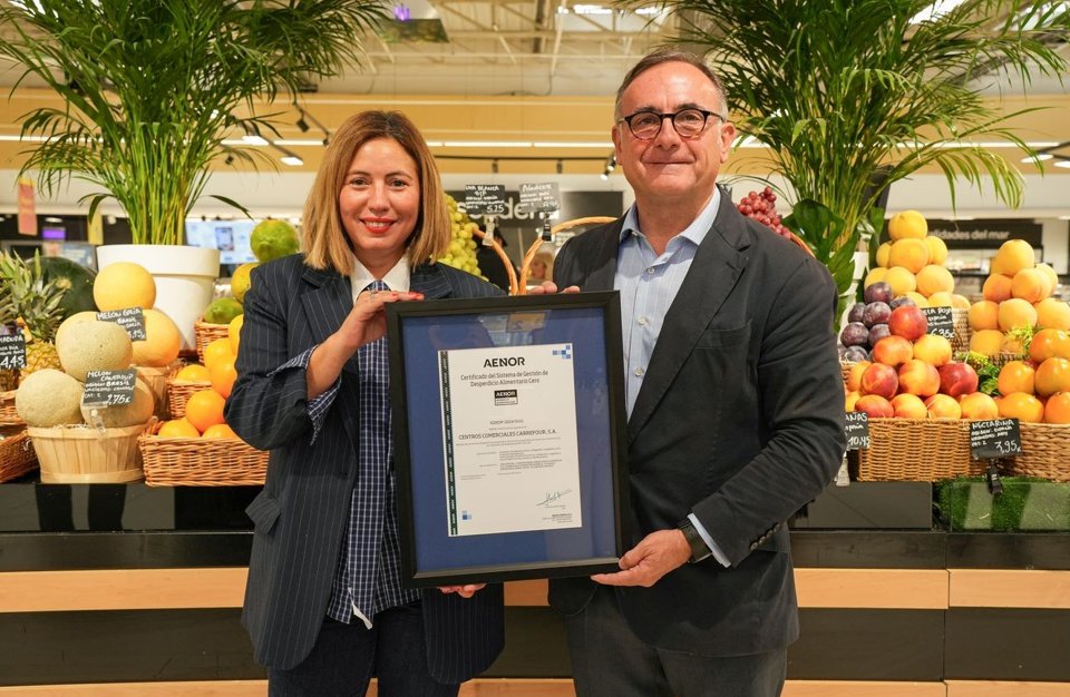 Carrefour renueva el sello "Desperdicio Alimentario Cero"
