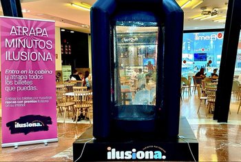 La Cabina de Aire de Ilusiona llega al centro comercial Urbil