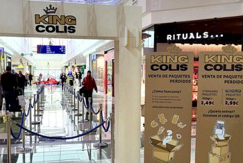 La pop-up de paquetes perdidos del e-commerce llega a L’Aljub