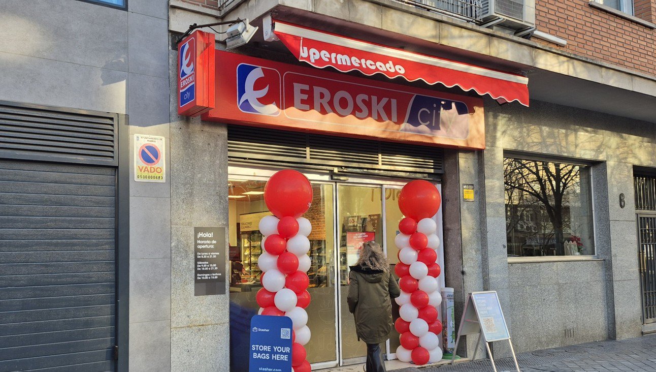 Eroski inaugura un supermercado franquiciado en Madrid