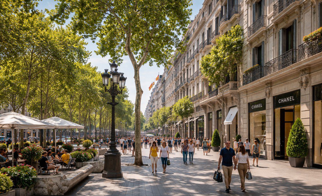 La ocupación supera el 93% en los ejes comerciales de Barcelona