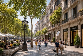 La ocupación supera el 93% en los ejes comerciales de Barcelona