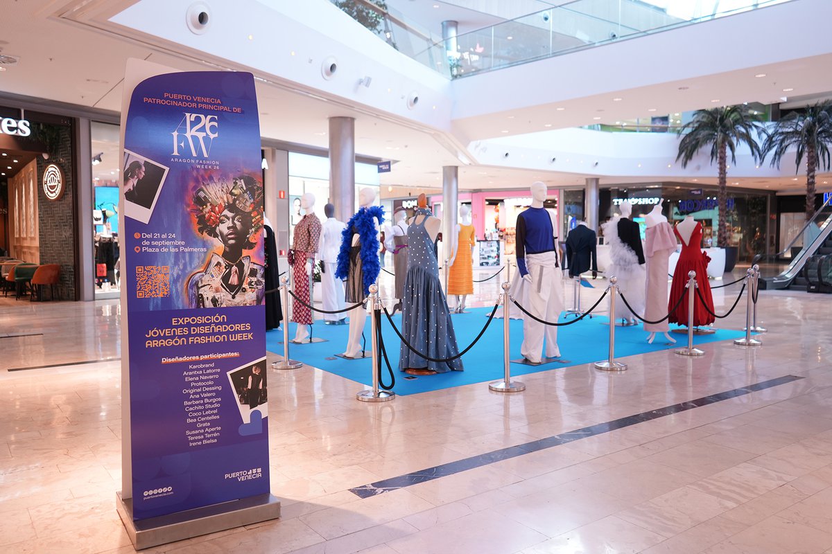 Puerto Venecia da visibilidad a la moda aragonesa antes de Aragón Fashion Week
