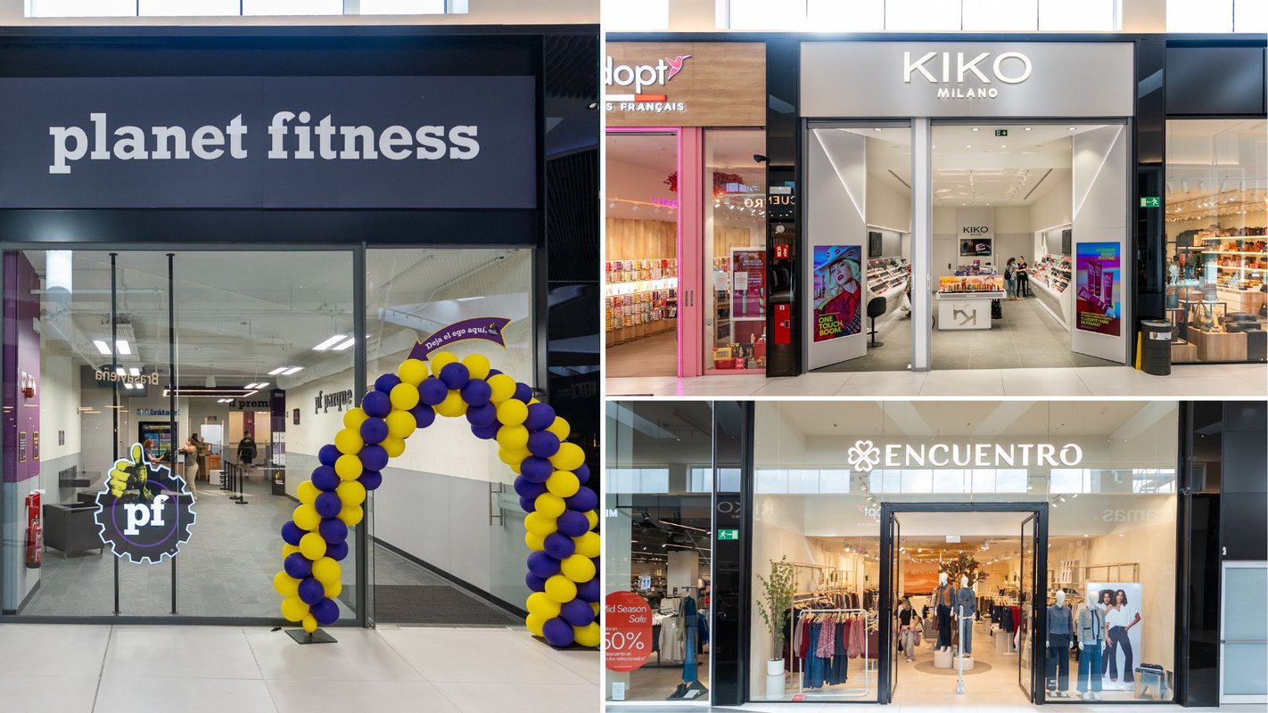 Kiko Milano, Planet Fitness y Encuentro renuevan sus espacios en Parque Corredor