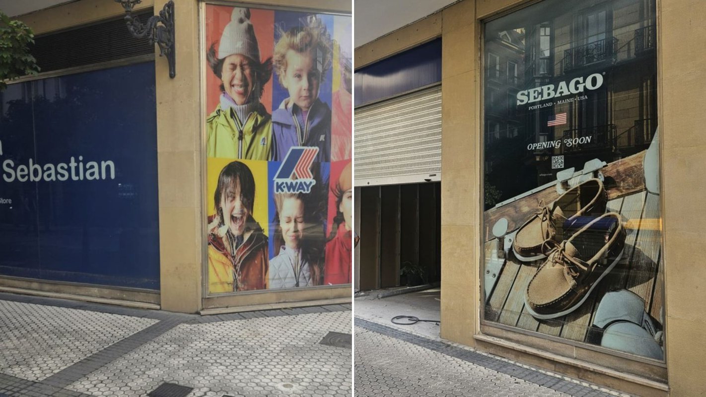 K-Way y Sebago abrirán sus primeras tiendas propias en San Sebastián