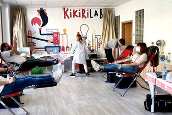 Los Porches del Audiorama acoge una jornada de donación de sangre
