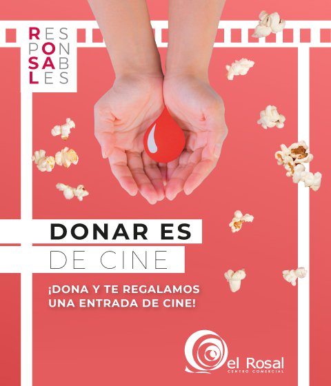 Vuelve a El Rosal la campaña solidaria "Donar es de Cine"