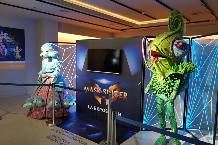Gran Vía de Vigo exhibe las caretas del programa Mask Singer