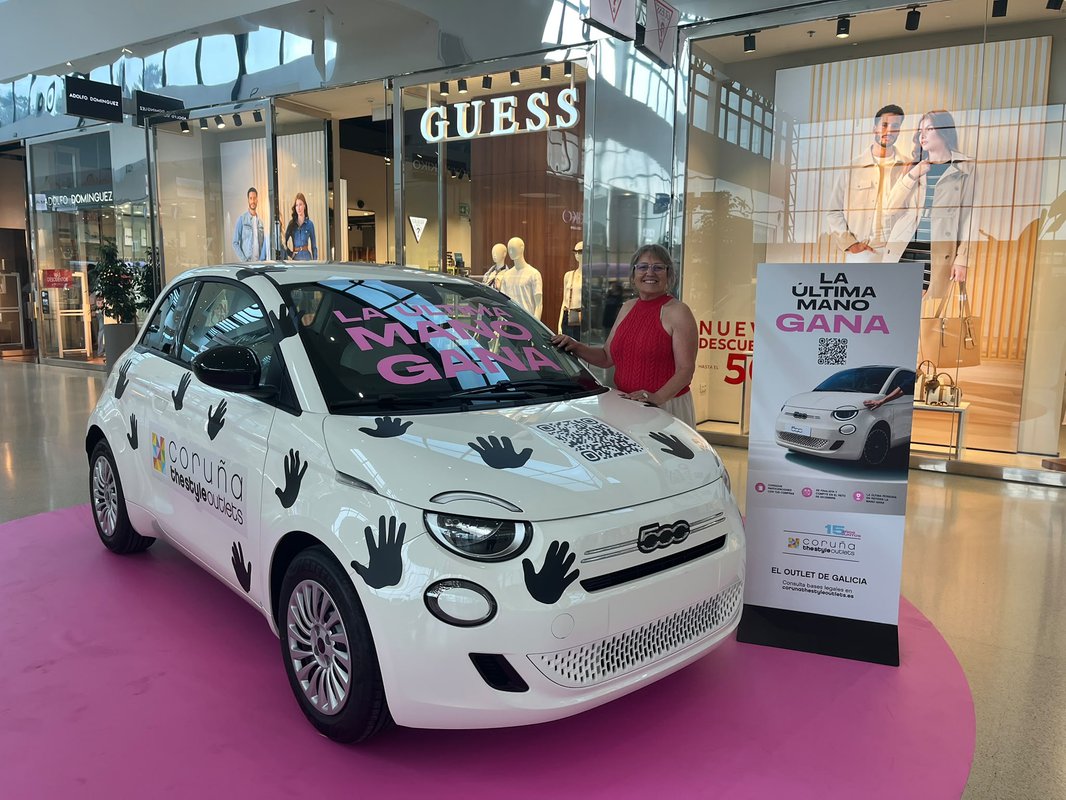 Coruña The Style Outlets celebra su 15 aniversario sorteando un Fiat 500
