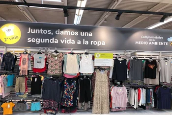 Carrefour impulsa el textil sostenible de segunda mano